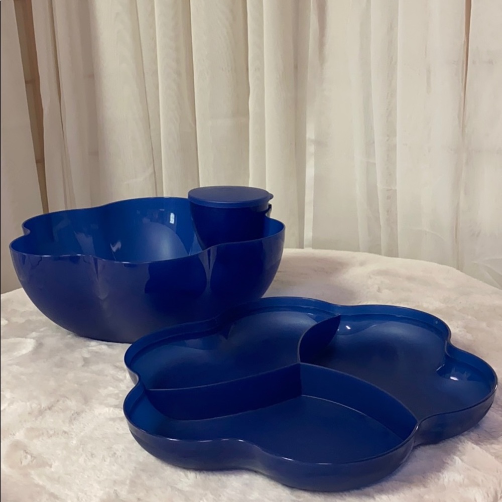 Tupperware Chip & Dip Set